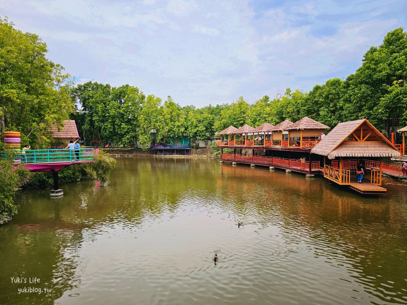 雲林景點》近水樓台湖畔森林咖啡，森林系峇里島風景觀餐廳~近期超火紅的新亮點！ - yuki.tw