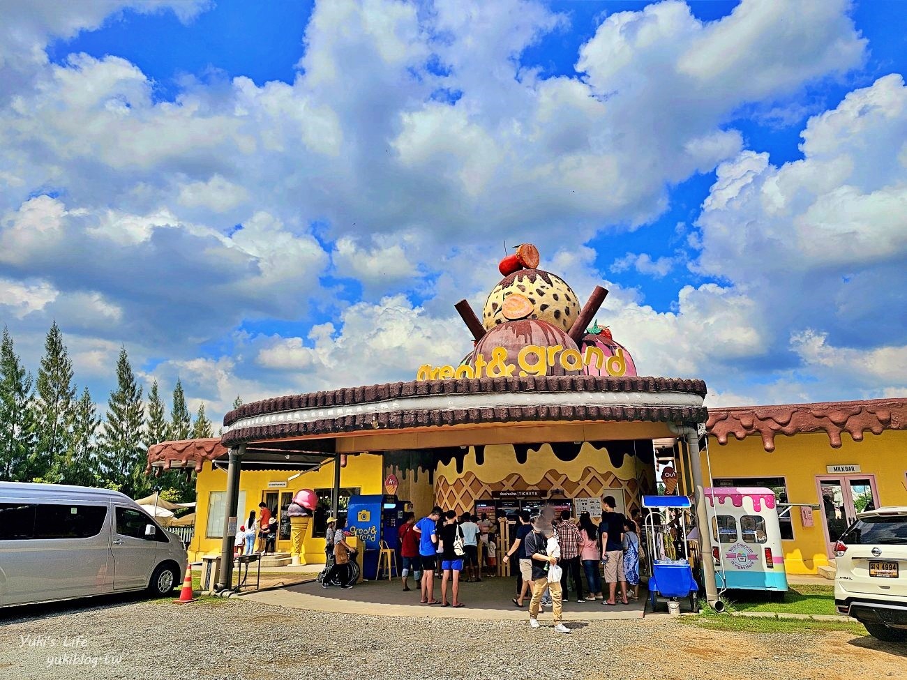 芭達雅景點》冰淇淋甜點樂園 GREAT&GRAND Sweet Destination，巨大夢幻甜點王國，門票心得分享 - yuki.tw