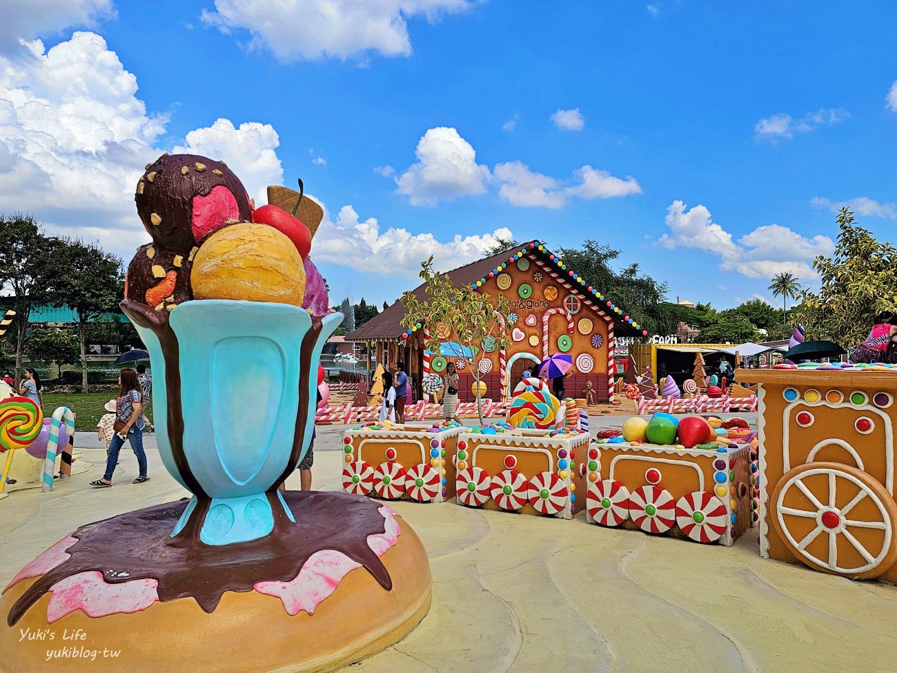 芭達雅景點》冰淇淋甜點樂園 GREAT&GRAND Sweet Destination，巨大夢幻甜點王國，門票心得分享 - yuki.tw