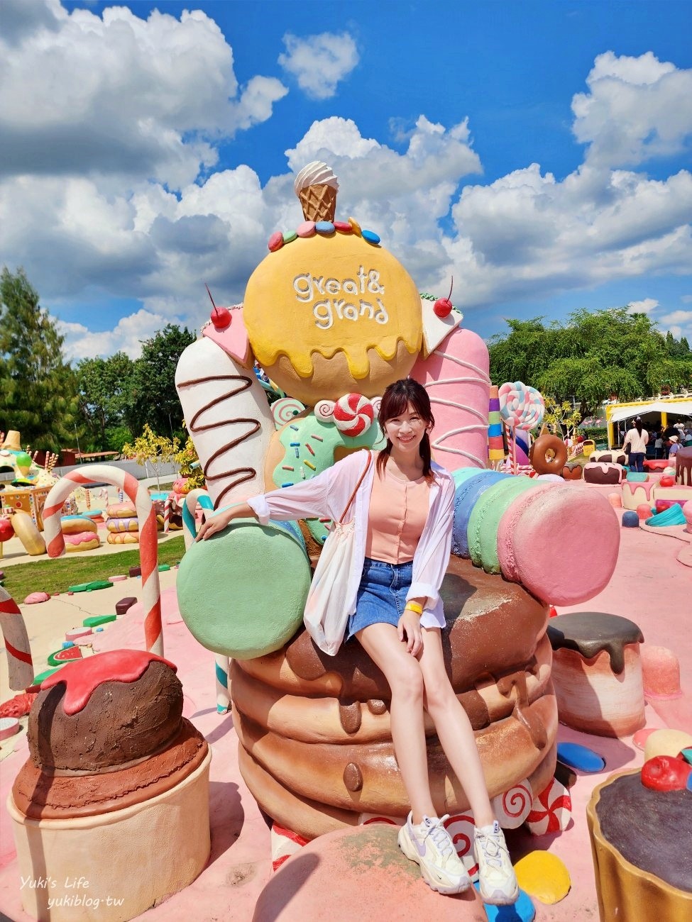 芭達雅景點》冰淇淋甜點樂園 GREAT&GRAND Sweet Destination，巨大夢幻甜點王國，門票心得分享 - yuki.tw