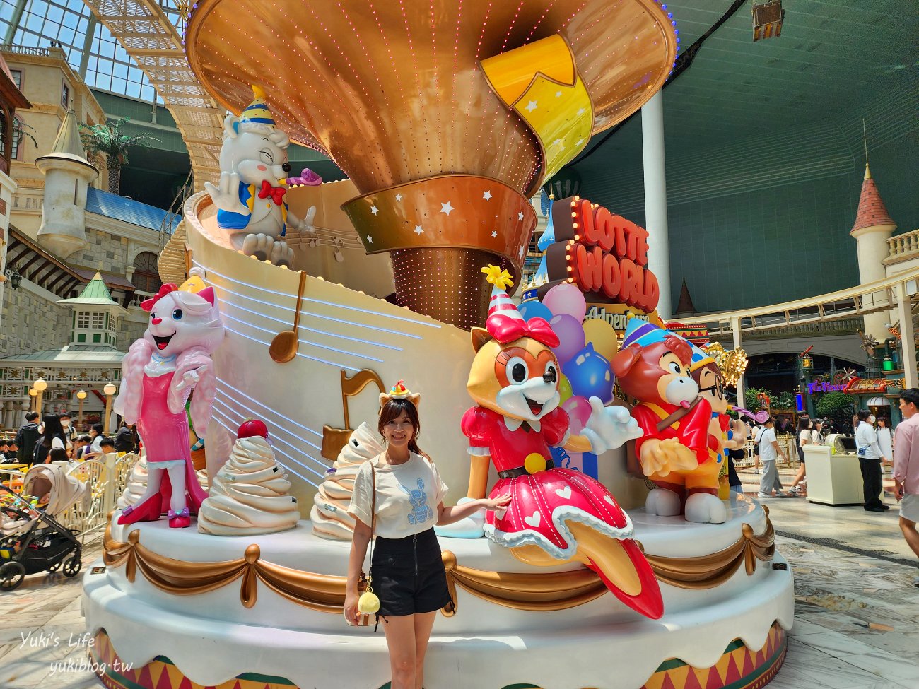 韓國必玩遊樂園【樂天世界】下雨室內景點~吹冷氣玩設施好讚！門票、交通、遊玩心得 - yuki.tw