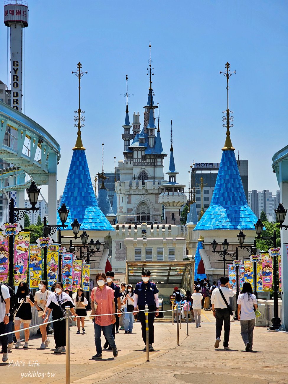 韓國必玩遊樂園【樂天世界】下雨室內景點~吹冷氣玩設施好讚！門票、交通、遊玩心得 - yuki.tw