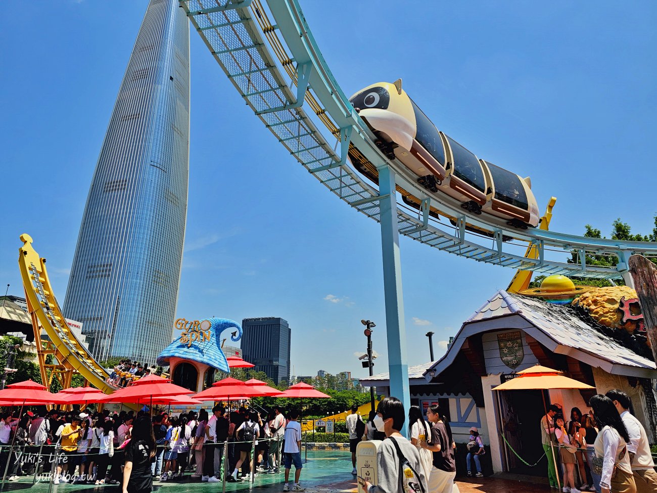 韓國必玩遊樂園【樂天世界】下雨室內景點~吹冷氣玩設施好讚！門票、交通、遊玩心得 - yuki.tw