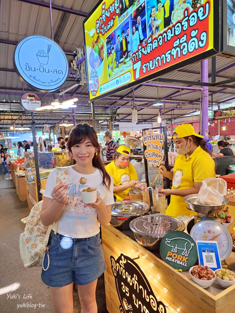 曼谷景點【空叻瑪榮水上市場】超便宜週六週日營業假日市場，好吃好買還能搭船遊河 - yuki.tw