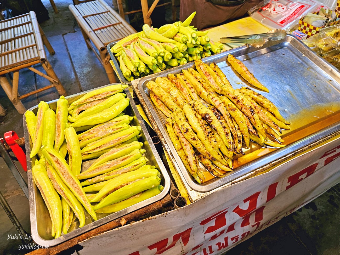 曼谷景點【空叻瑪榮水上市場】超便宜週六週日營業假日市場，好吃好買還能搭船遊河 - yuki.tw