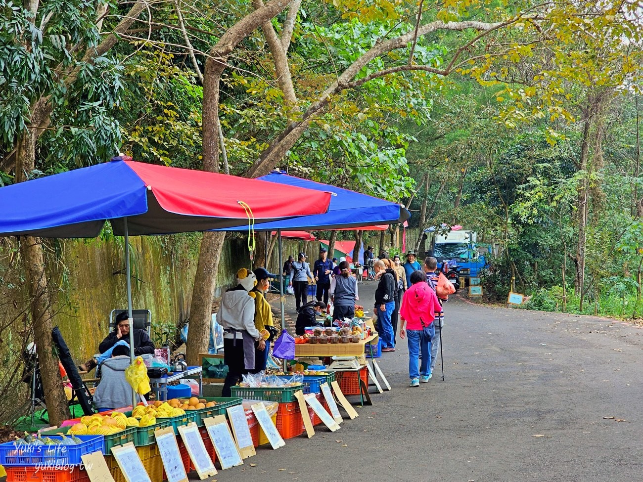 彰化景點【藤山步道】必吃美食愛玉蛋餅！散步逛農產藤山市集，菜價超便宜！ - yuki.tw