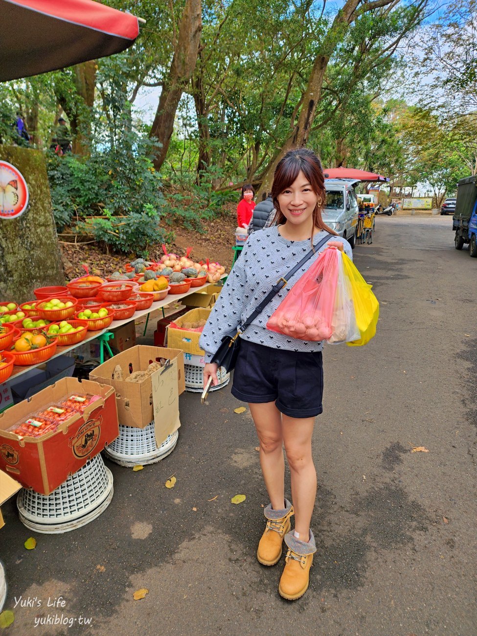 彰化景點【藤山步道】必吃美食愛玉蛋餅！散步逛農產藤山市集，菜價超便宜！ - yuki.tw