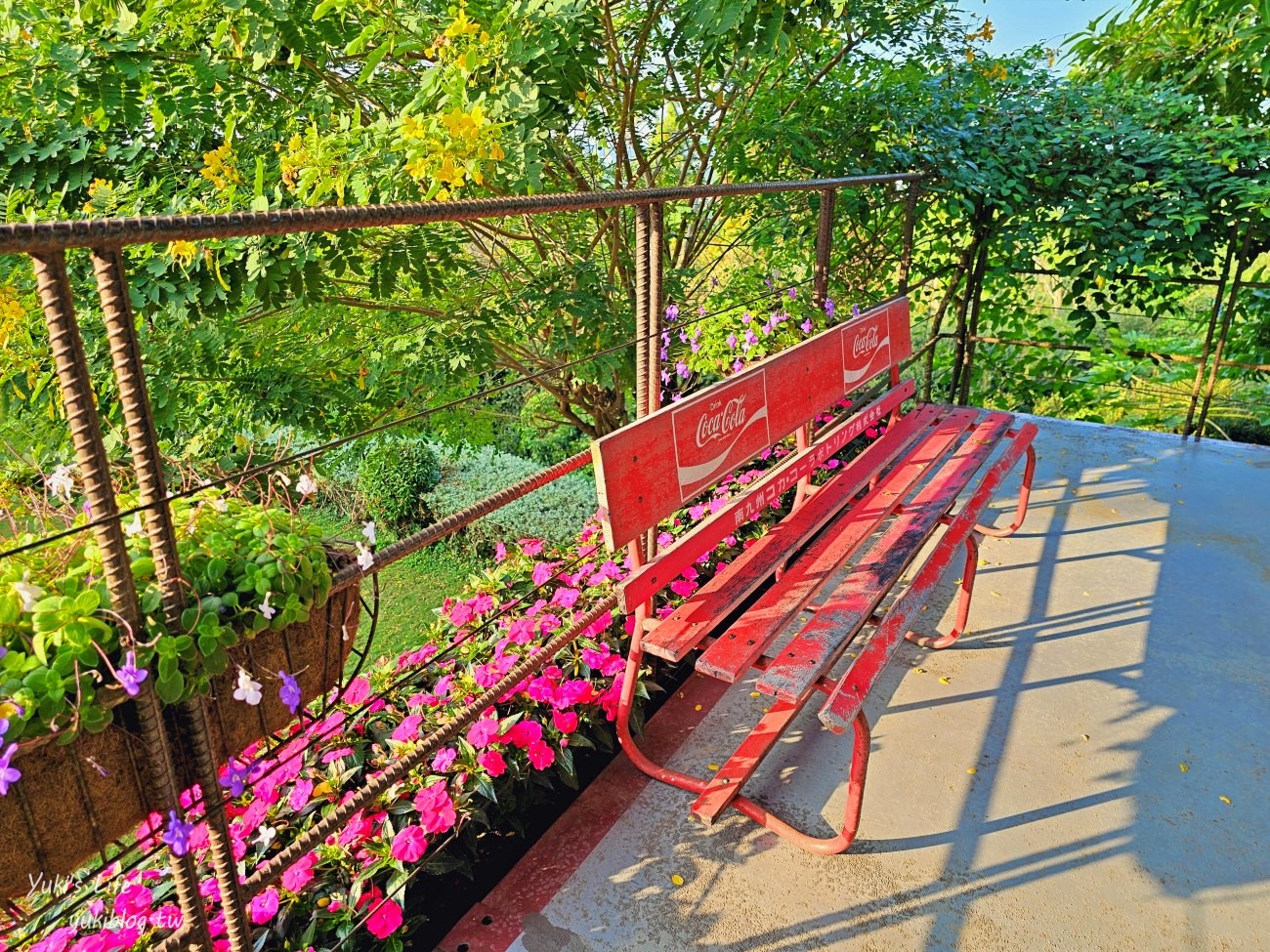 嘉義景點【幸福山丘HappyHill】夢幻花園貨櫃屋咖啡、空中步道、落羽松秘境、療癒大草皮～ - yuki.tw