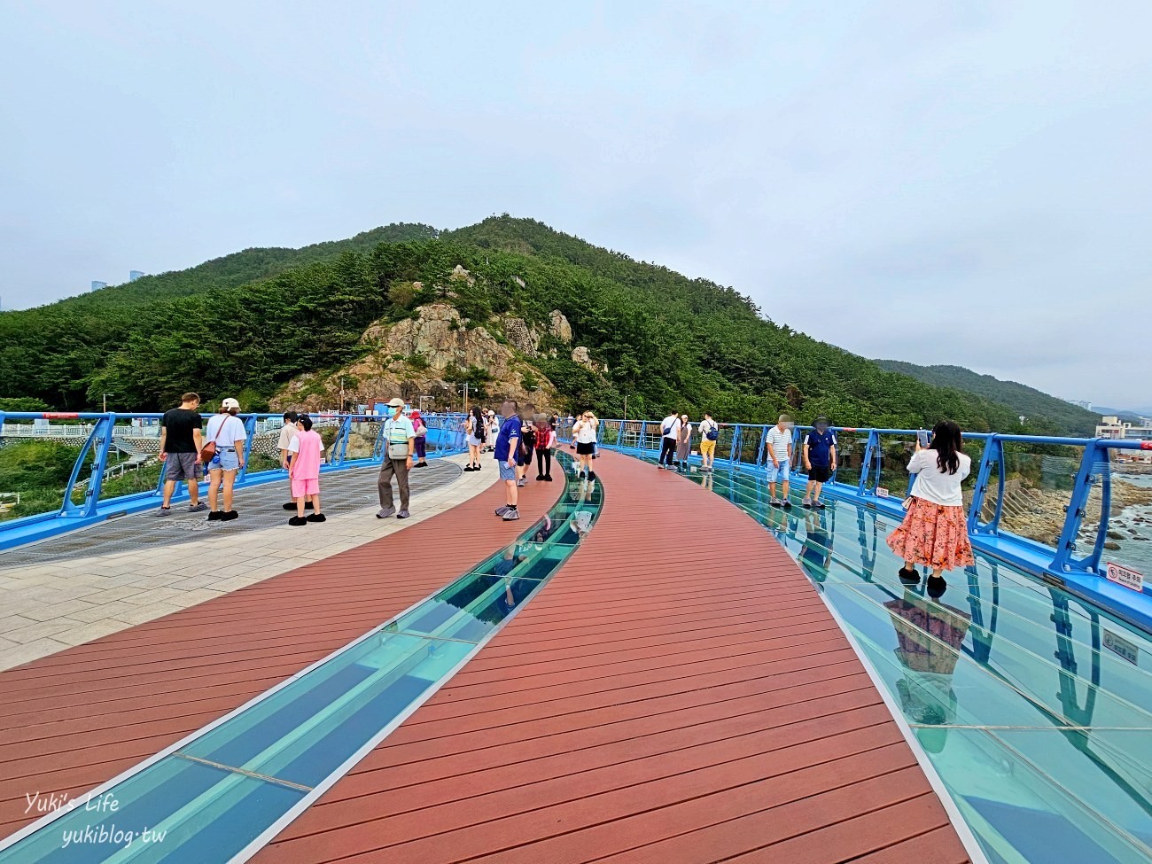 釜山海雲台必玩景點┃藍線公園膠囊列車&青沙浦天空步道 - yuki.tw