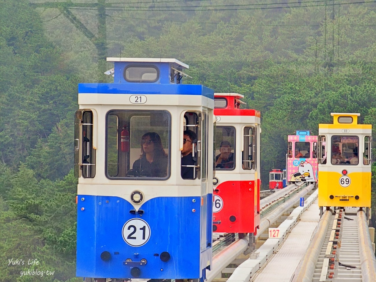 釜山海雲台必玩景點┃藍線公園膠囊列車&青沙浦天空步道 - yuki.tw