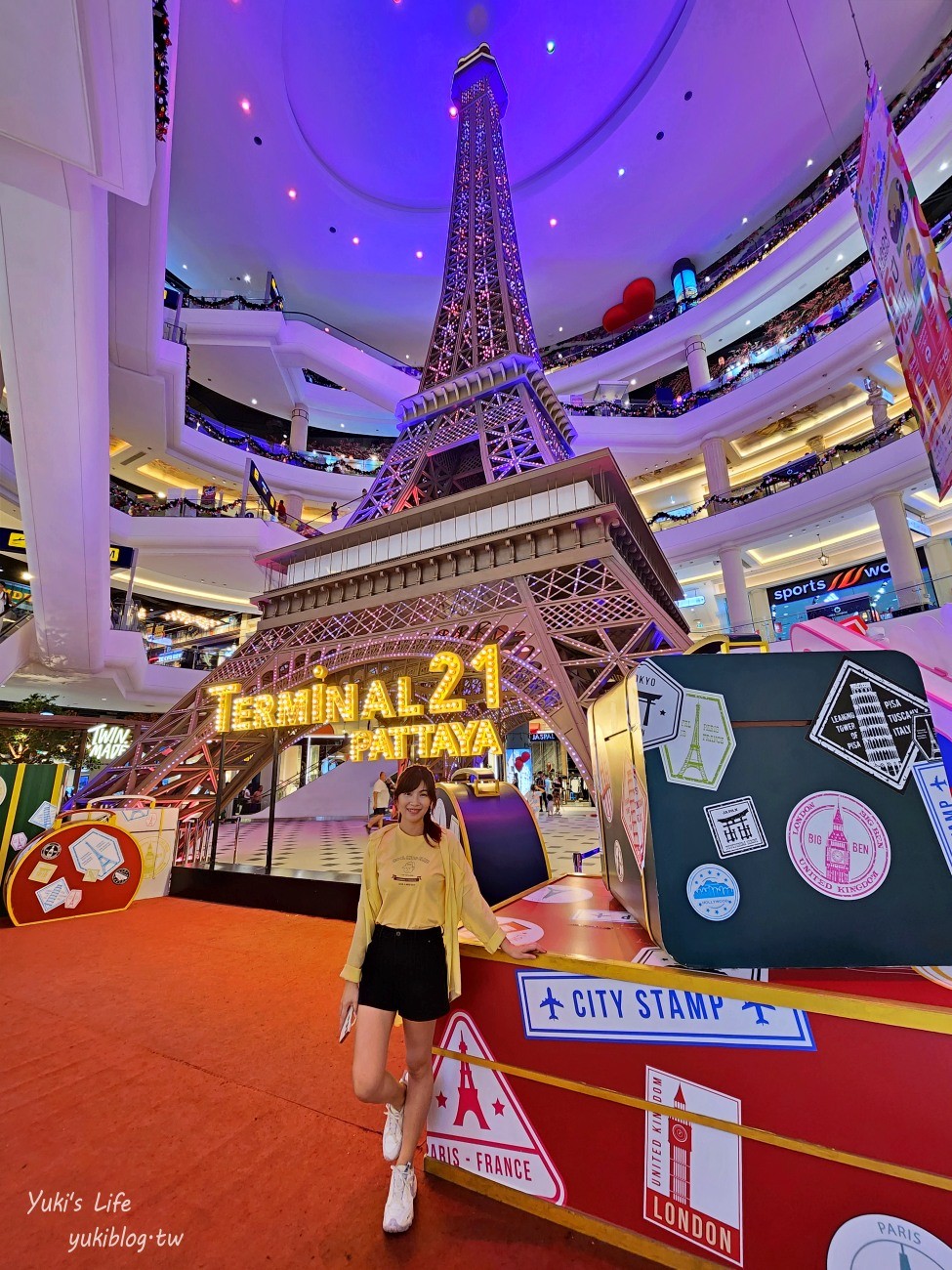 【芭達雅景點】Terminal 21環遊世界主題百貨，整架飛機超吸睛，銅板價美食街必吃爆 - yuki.tw