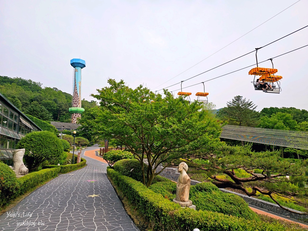 首爾親子景點推薦》首爾動物園～必搭空中纜車太刺激！超大動物園~ - yuki.tw