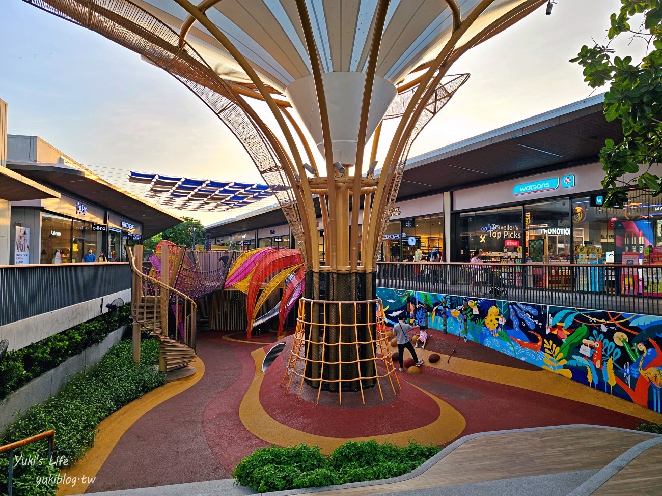 曼谷必逛百貨【Siam Premium Outlets Bangkok】森林系Outlet~交通接駁、附近住宿推薦 - yuki.tw