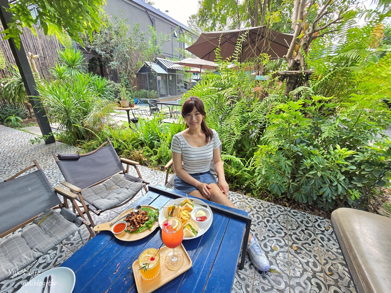 曼谷網美咖啡廳【Room 11 cafe】森林系小型動物園親子景點，餵天竺鼠好療癒~ - yuki.tw