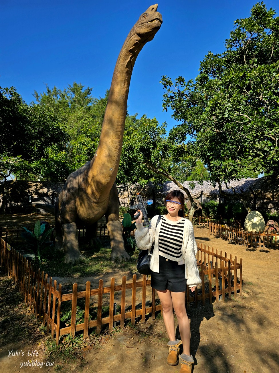 彰化親子景點》古生物奇幻樂園，最新恐龍主題遊樂園！恐龍射擊、飛天馬車太刺激！ - yuki.tw