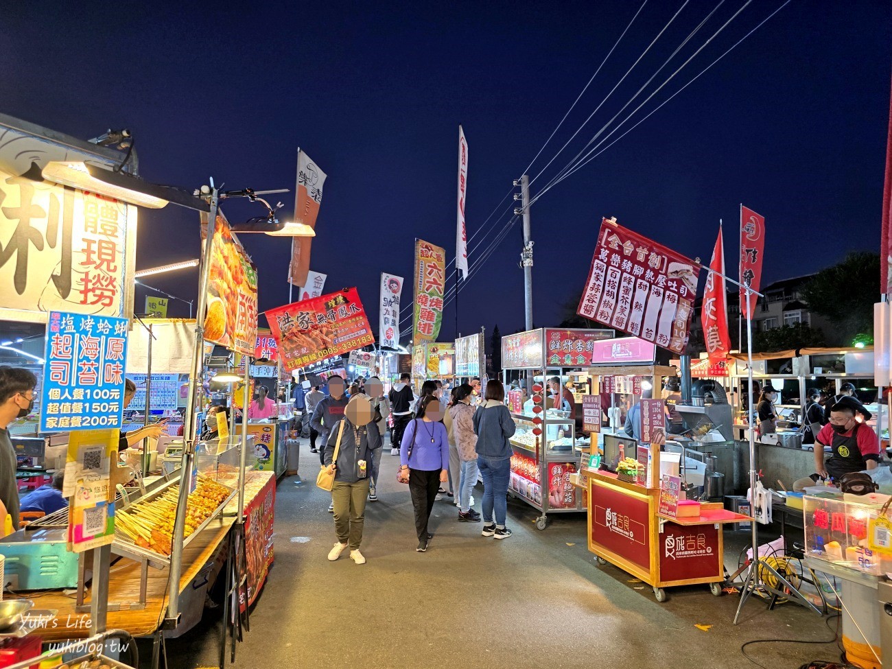 台中景點推薦》旱溪夜市必吃美食全攻略，一週營業4天 - yuki.tw