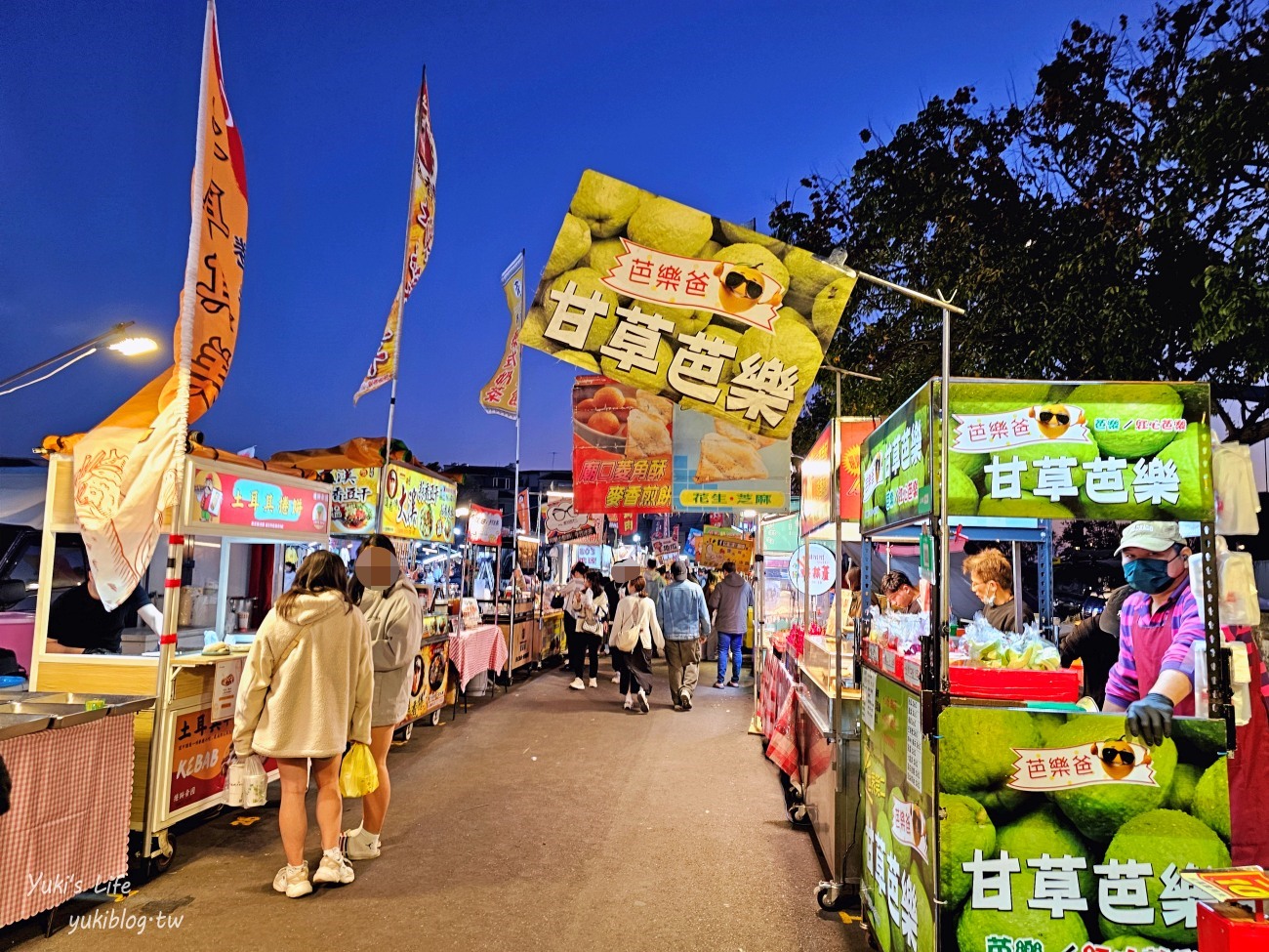 台中景點推薦》旱溪夜市必吃美食全攻略，一週營業4天 - yuki.tw