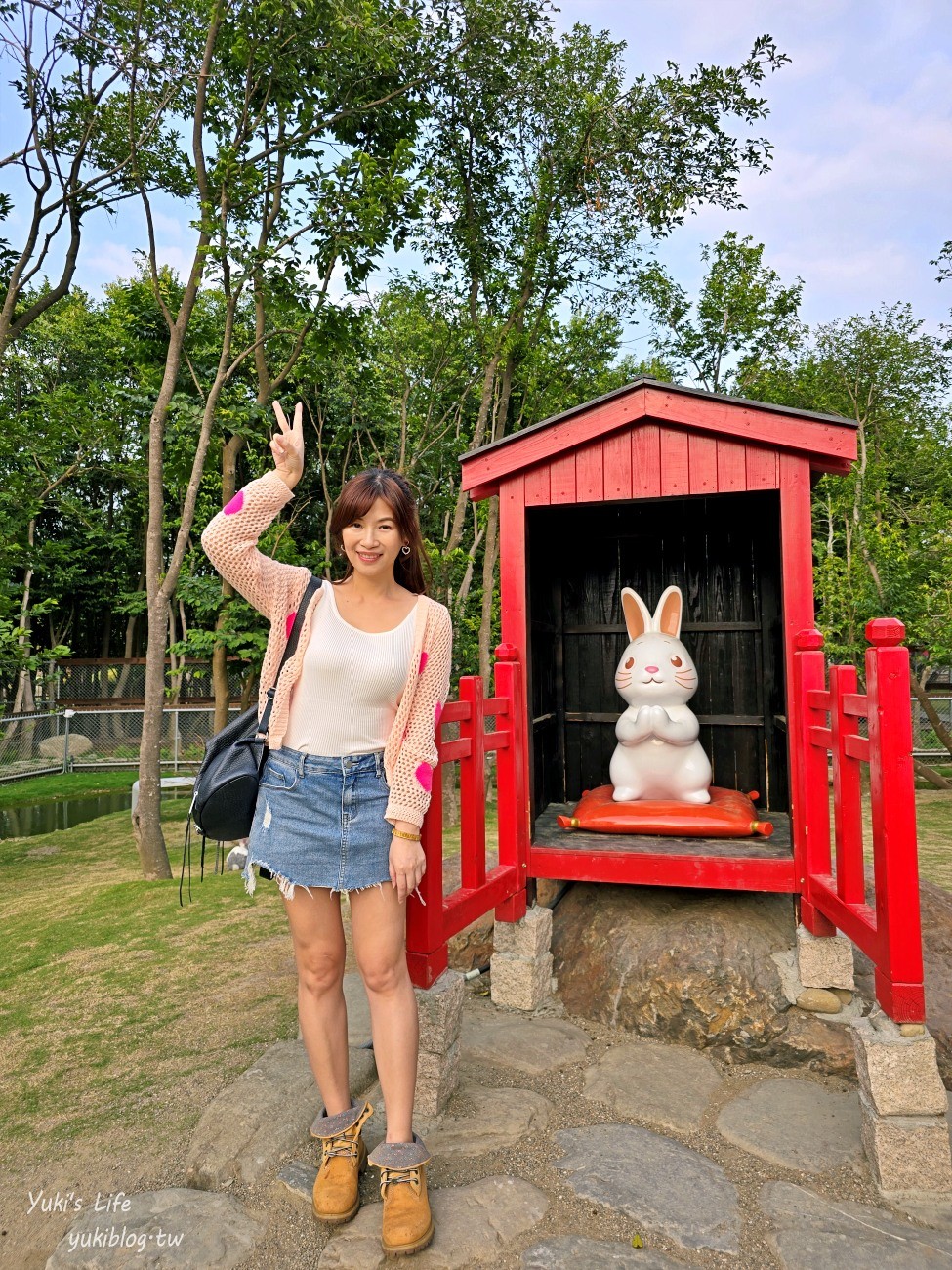 雲林虎尾景點》澄霖沉香味道森林館，全新兔子神社日式園區，來被兔兔包圍～ - yuki.tw