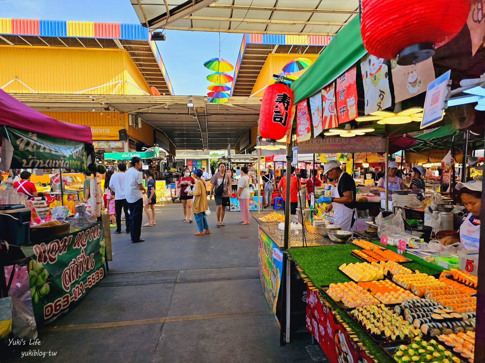 曼谷景點【曼谷世界市場】超接地氣的當地夜市超好逛，美食只要5泰銖起~ - yuki.tw