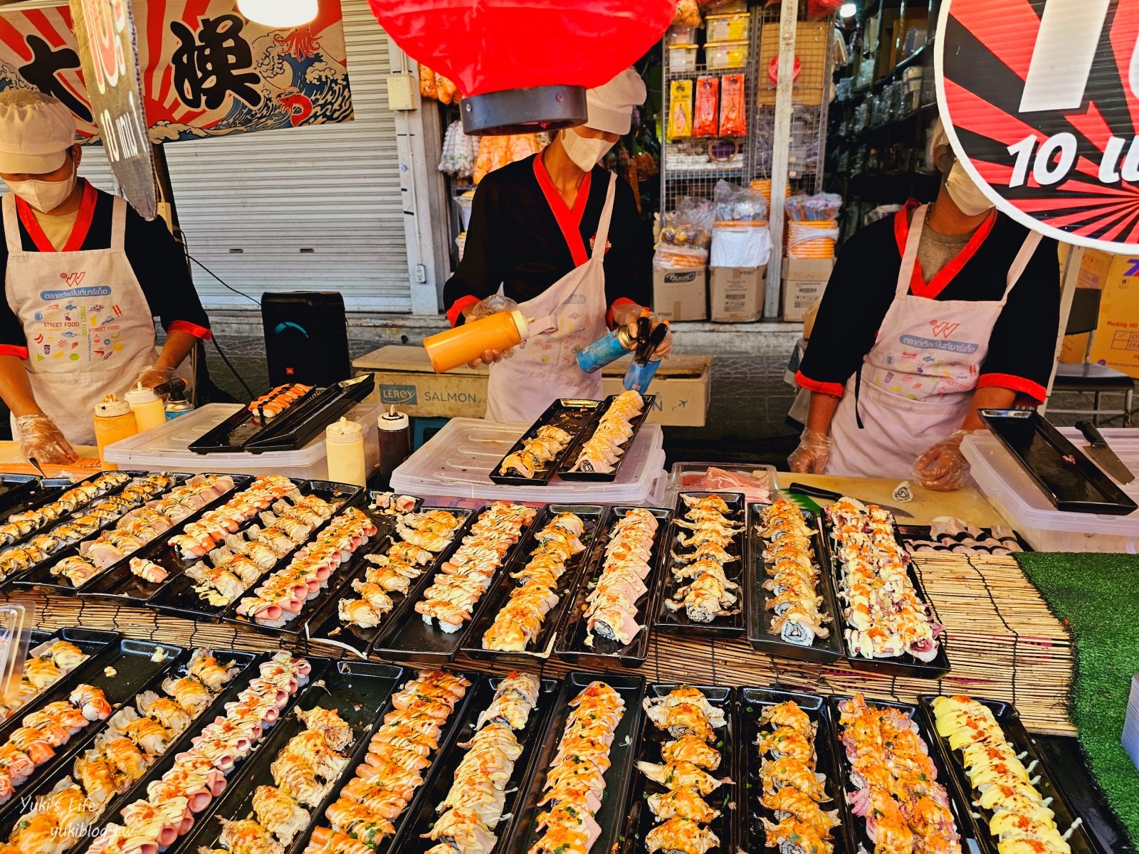 曼谷景點【曼谷世界市場】超接地氣的當地夜市超好逛，美食只要5泰銖起~ - yuki.tw