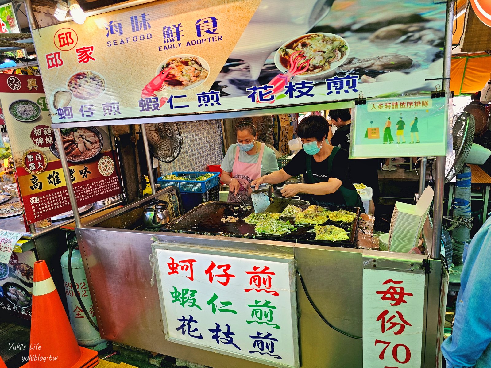 高雄景點|興達港觀光漁市|美食超多又不貴~想吃百元熱炒也有 - yuki.tw