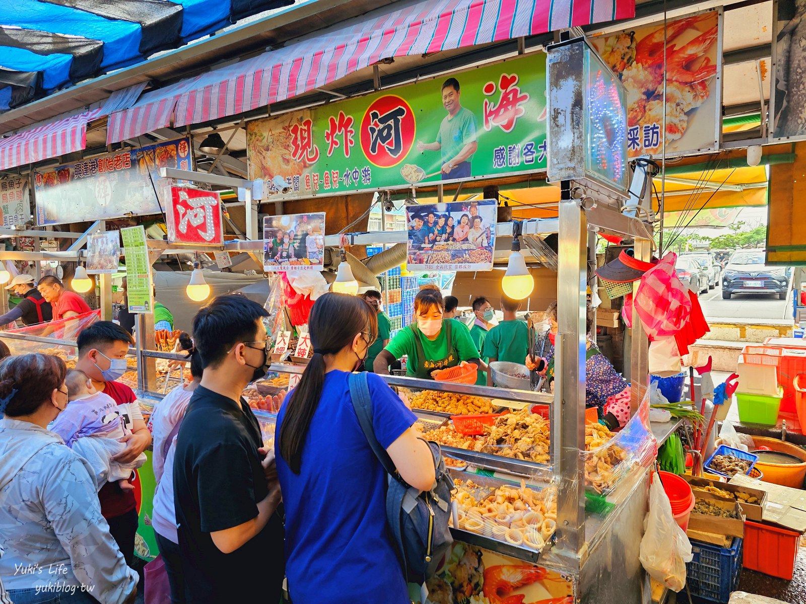 高雄景點|興達港觀光漁市|美食超多又不貴~想吃百元熱炒也有 - yuki.tw