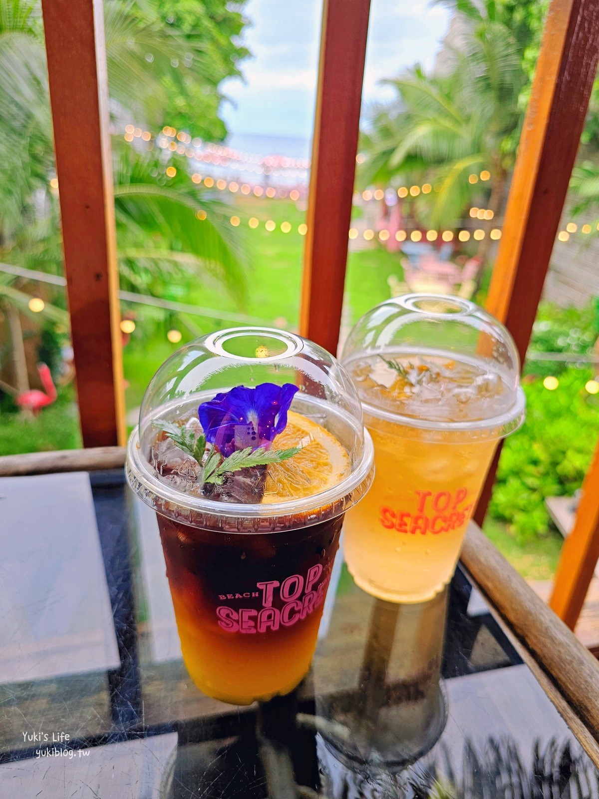 華欣網美咖啡廳【Top Seacret Beach Cafe】夢幻粉嫩南洋風，走路就能到沙灘 - yuki.tw