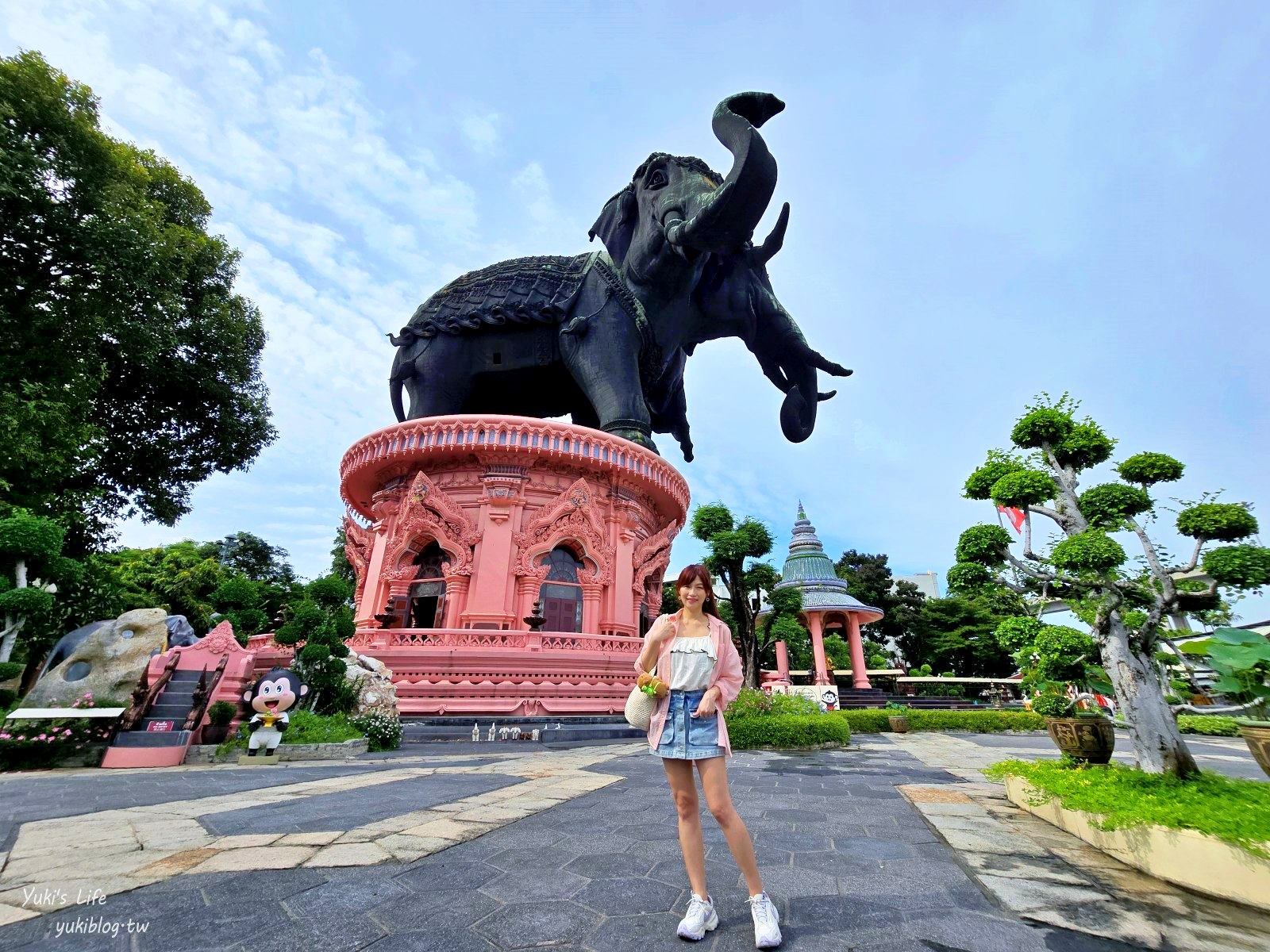 【曼谷景點】三頭象神博物館：IG爆紅粉紅旋轉梯全攻略，夢幻美照拍個夠！