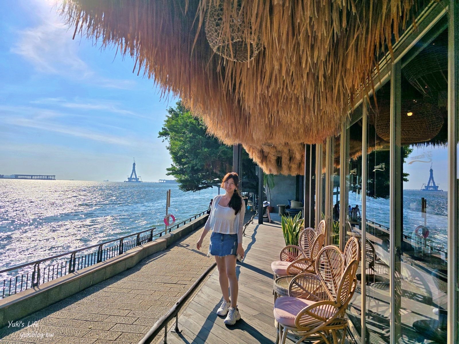 淡水景觀餐廳【水灣餐廳榕堤店】淡水TOP河景餐廳！秒飛峇里島浪漫約會首選 - yuki.tw