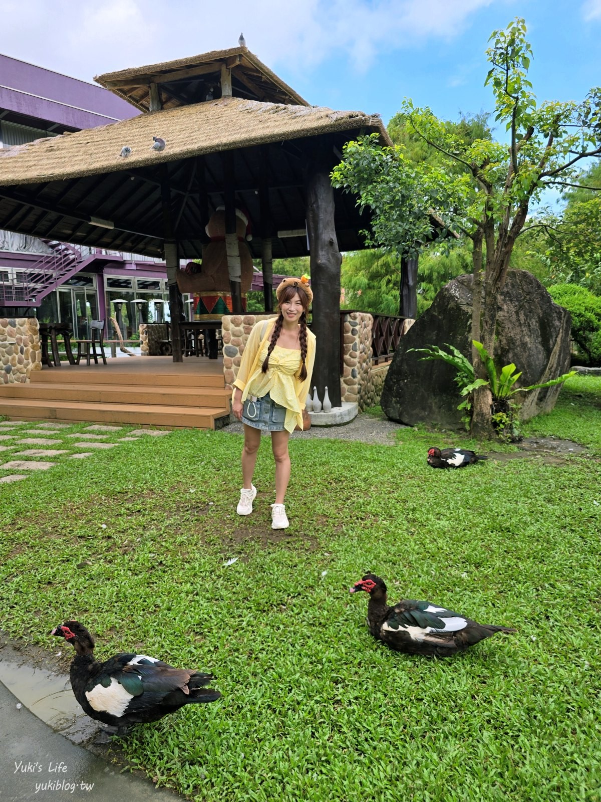 宜蘭親子景點【水岸-森林物語可愛動物園區】摸水豚抱笑笑羊好療癒！多達20種可愛動物~ - yuki.tw