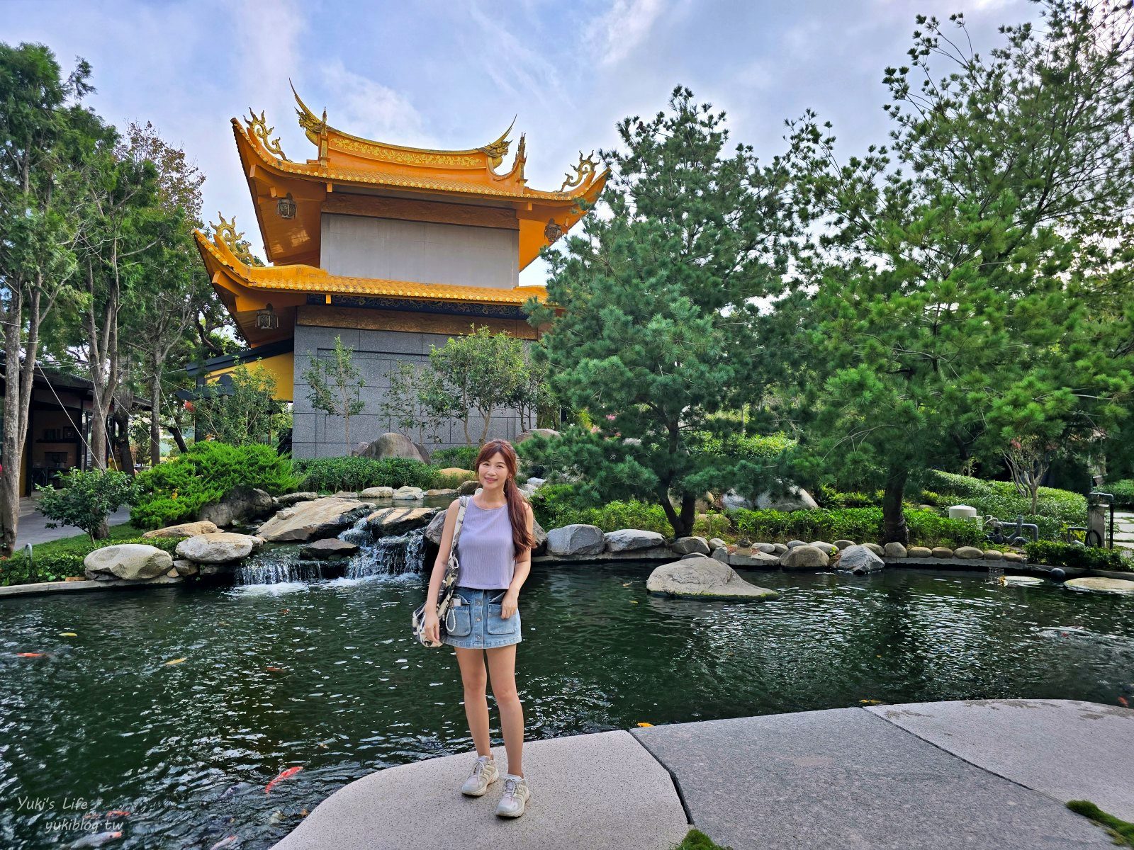 台中外埔景點：義虎堂虎爺廟~免門票老虎主題園區~餵魚吃紅蛋、招財金元寶！ - yuki.tw