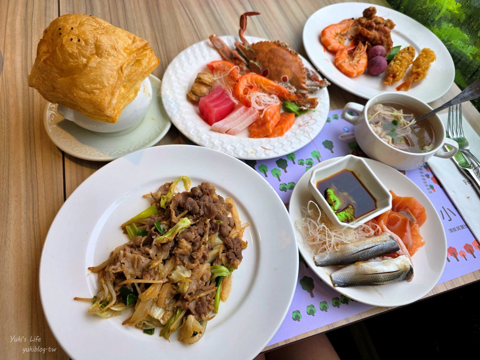 20250610170246_0_c3f129 台中清新溫泉飯店┃吃到飽餐廳.房型.設施介紹：早餐、晚餐、茶午餐、星巴克咖啡