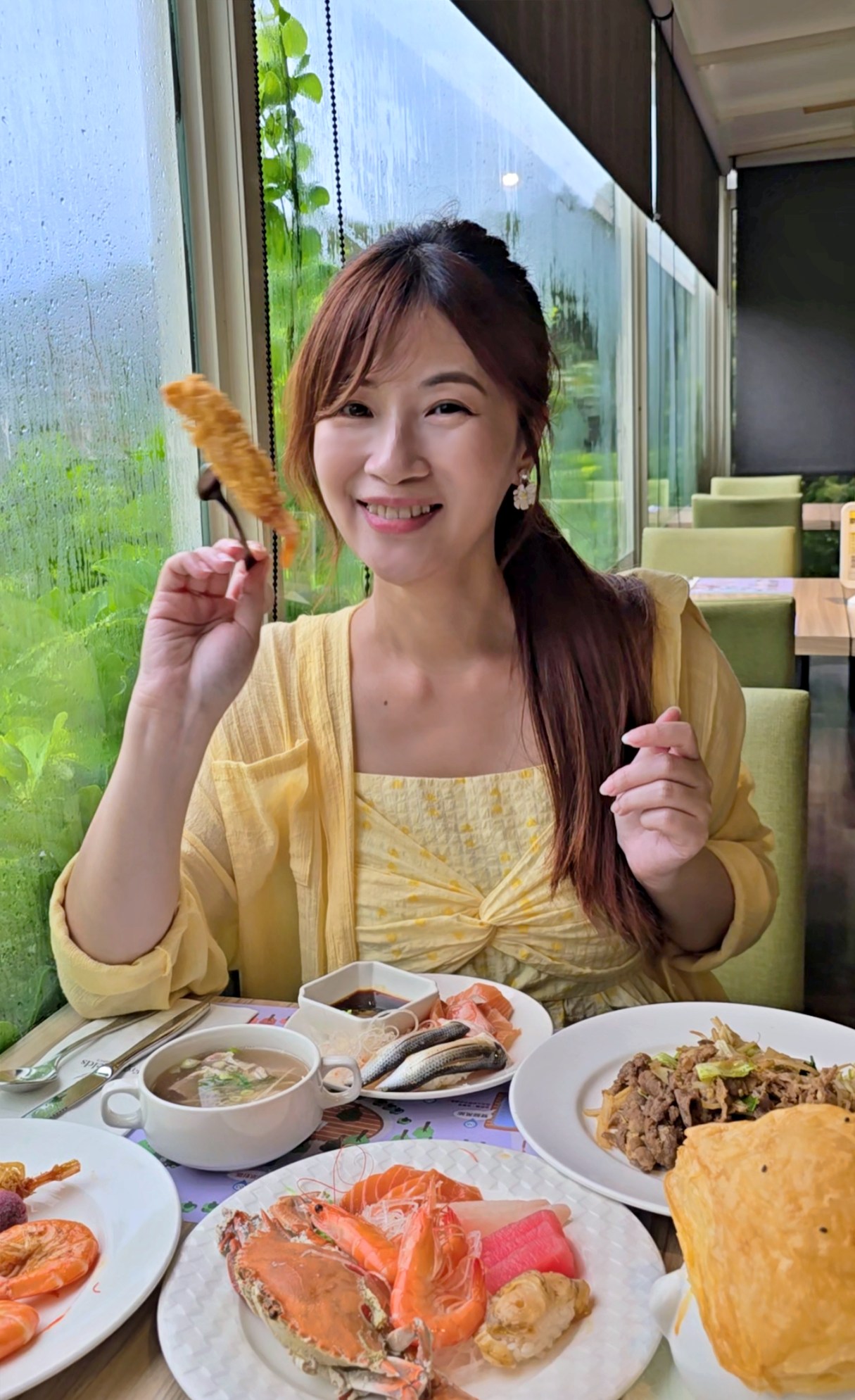 20250611003633_0_394552 台中清新溫泉飯店┃吃到飽餐廳.房型.設施介紹：早餐、晚餐、茶午餐、星巴克咖啡
