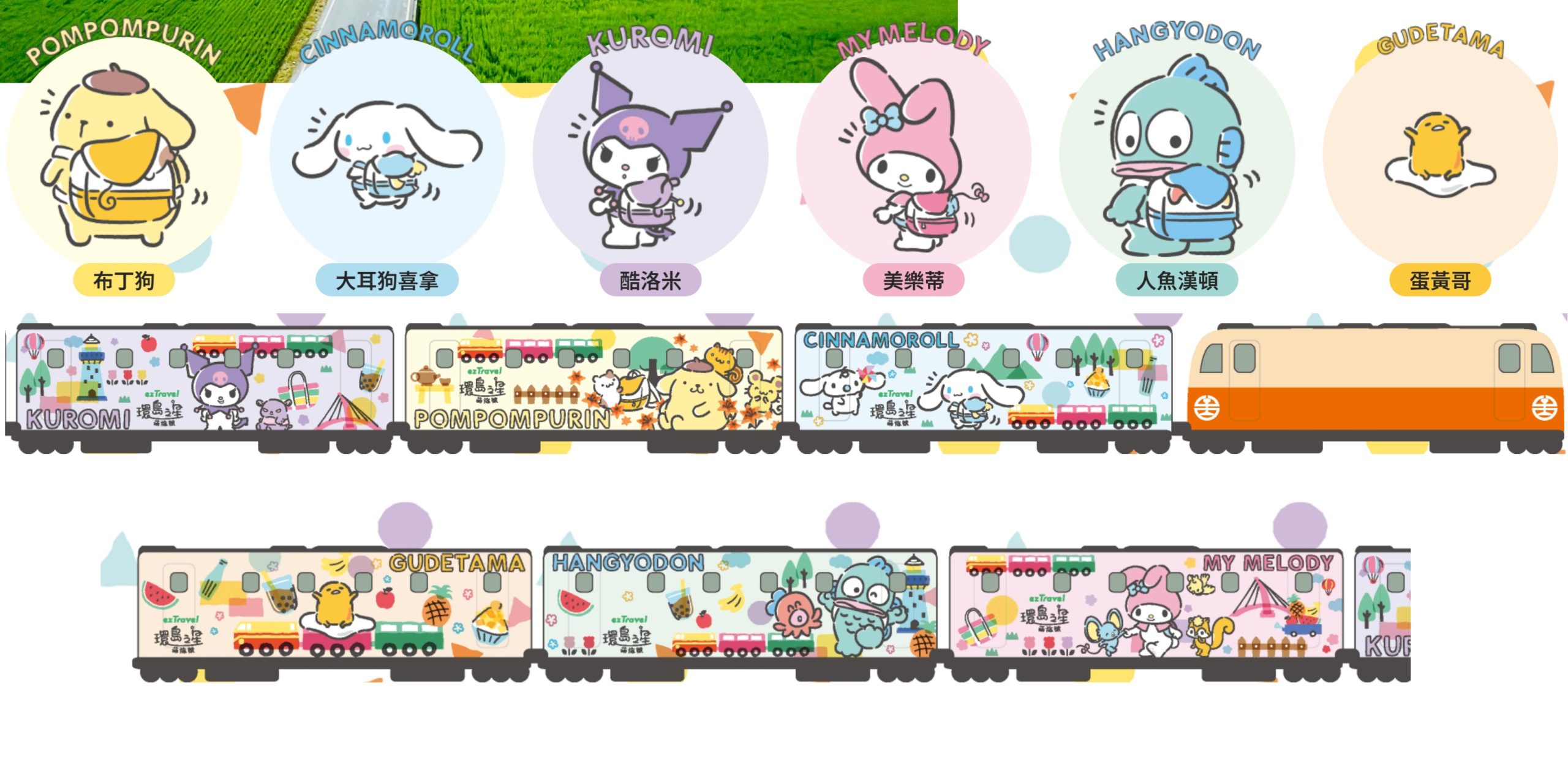 20250719143556_0_9dff06-scaled 環島之星萌旅號開箱！超萌三麗鷗列車，一日環島票價、特色餐點、必玩活動大公開！