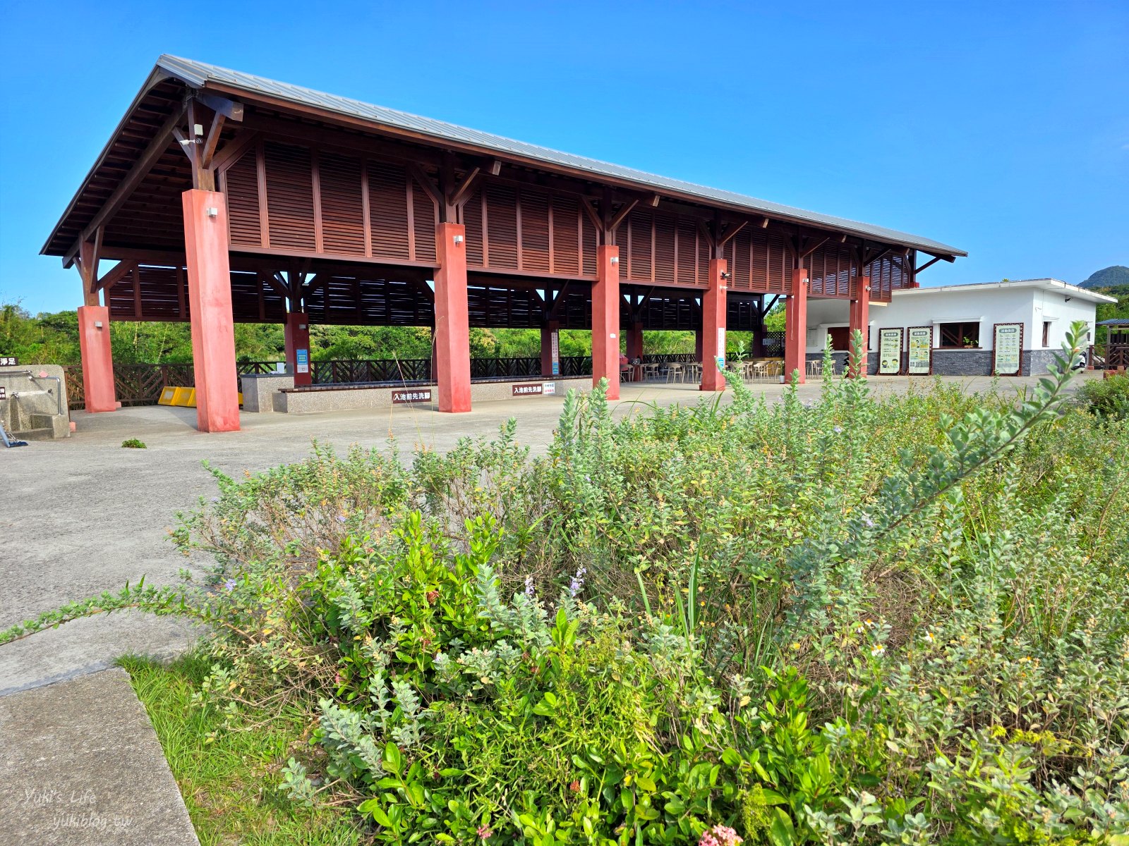 20251112141340_0_196390 新北萬里「大鵬足湯公園」免費溫泉泡腳，還可以來煮溫泉蛋，自行車步道療癒之旅