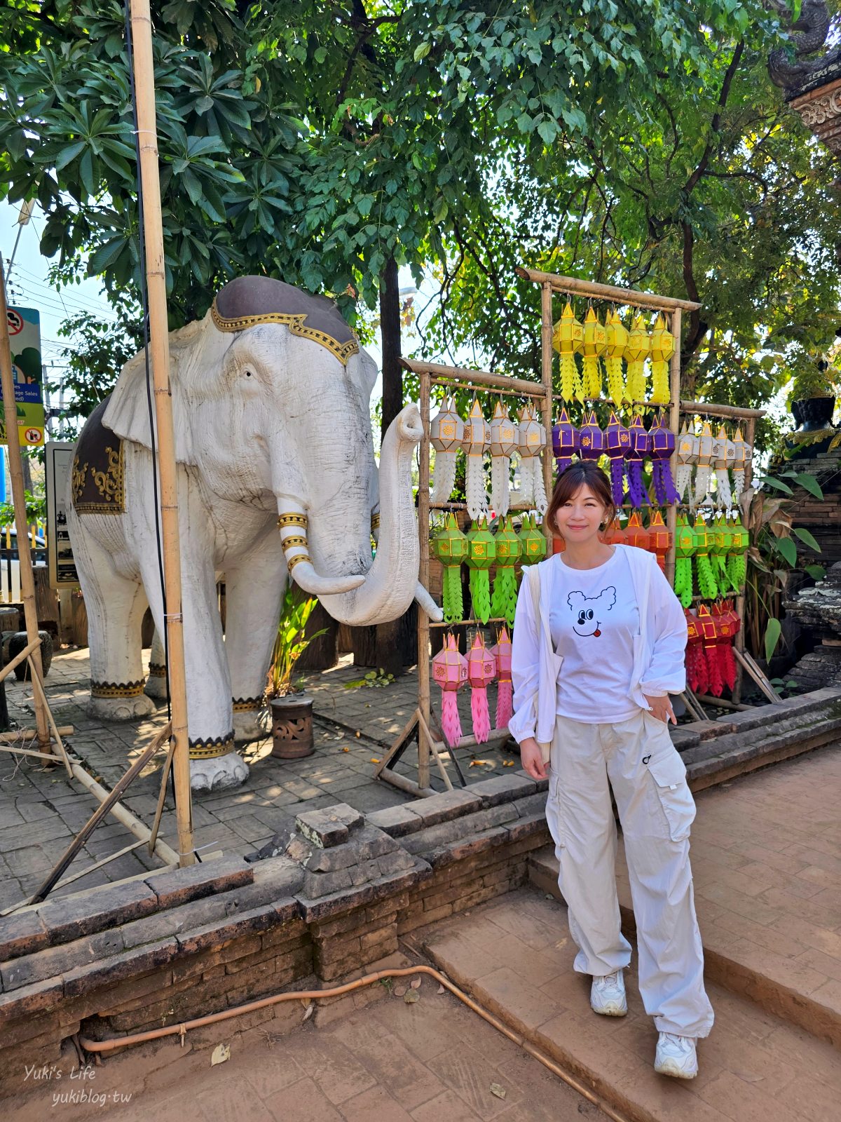 20260127174646_0_3b7fdb 【清邁古城】羅摩利寺：佛塔灑水祈福、寫旗許願超特別！免門票古寺美到不行，文化體驗必訪！