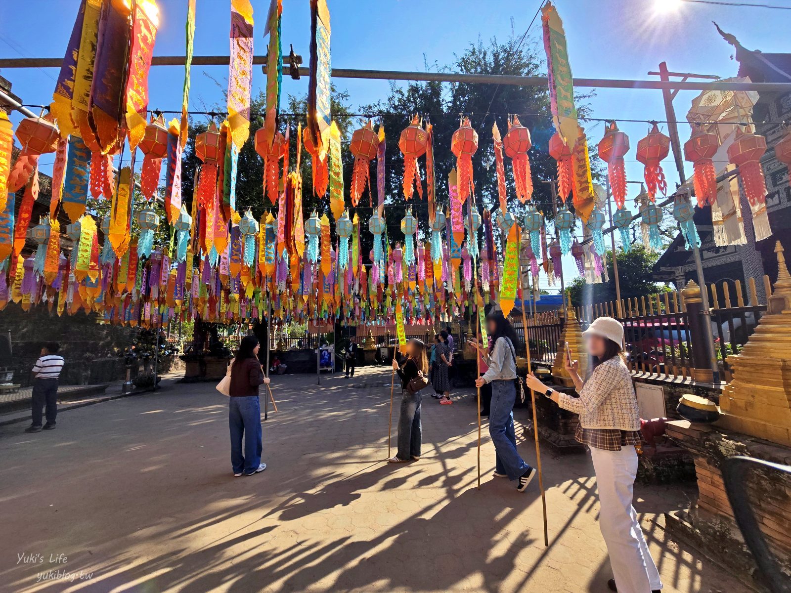 20260127175456_0_903fbb 【清邁古城】羅摩利寺：佛塔灑水祈福、寫旗許願超特別！免門票古寺美到不行，文化體驗必訪！