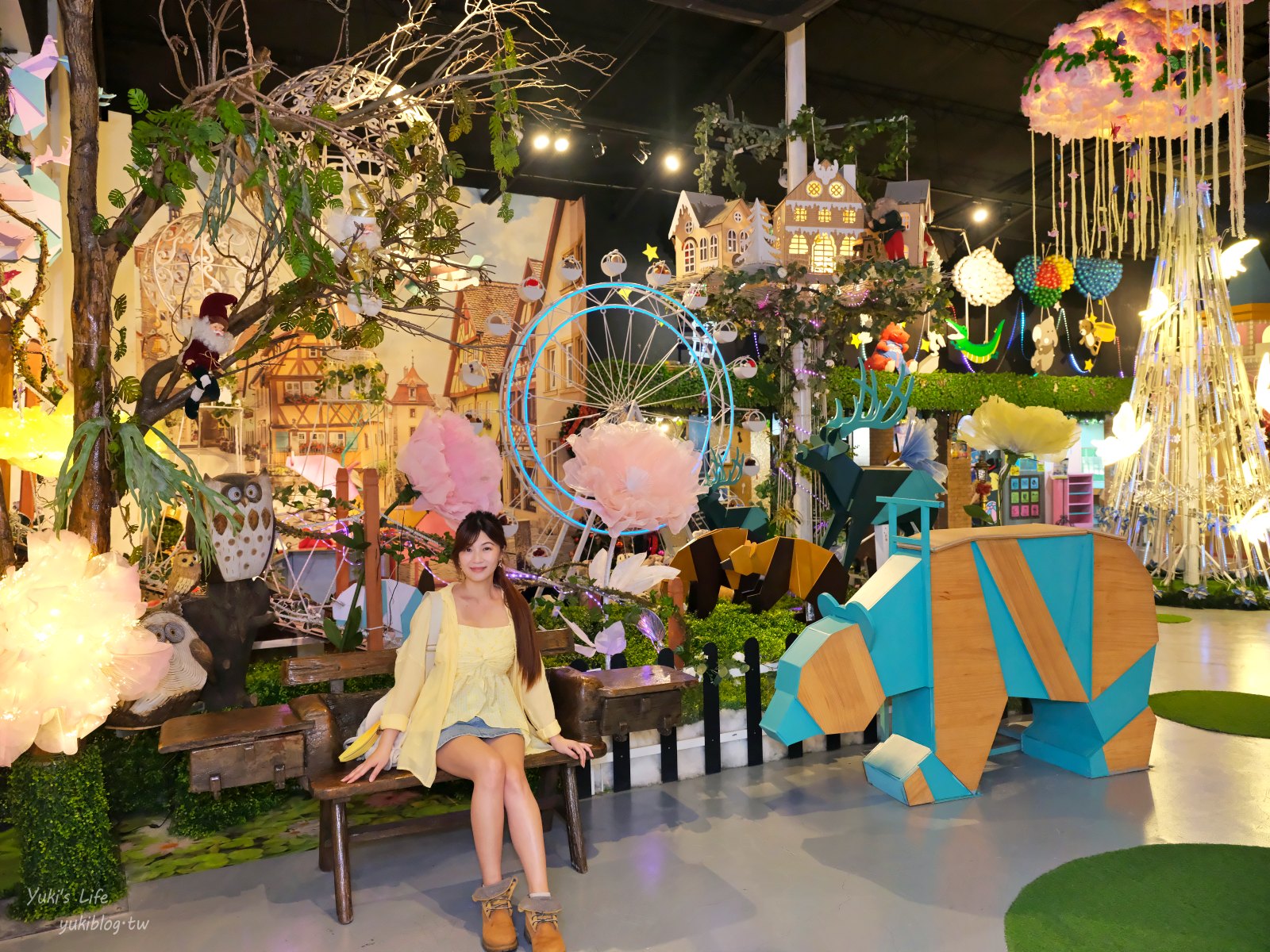 20260302130417_0_1bab20 【台中后里】約客厚禮築夢手創館：驚艷再訪！全新粉紅草皮頑皮豹、女神階梯、翼手龍直升機溜滑梯，進入童話國度！