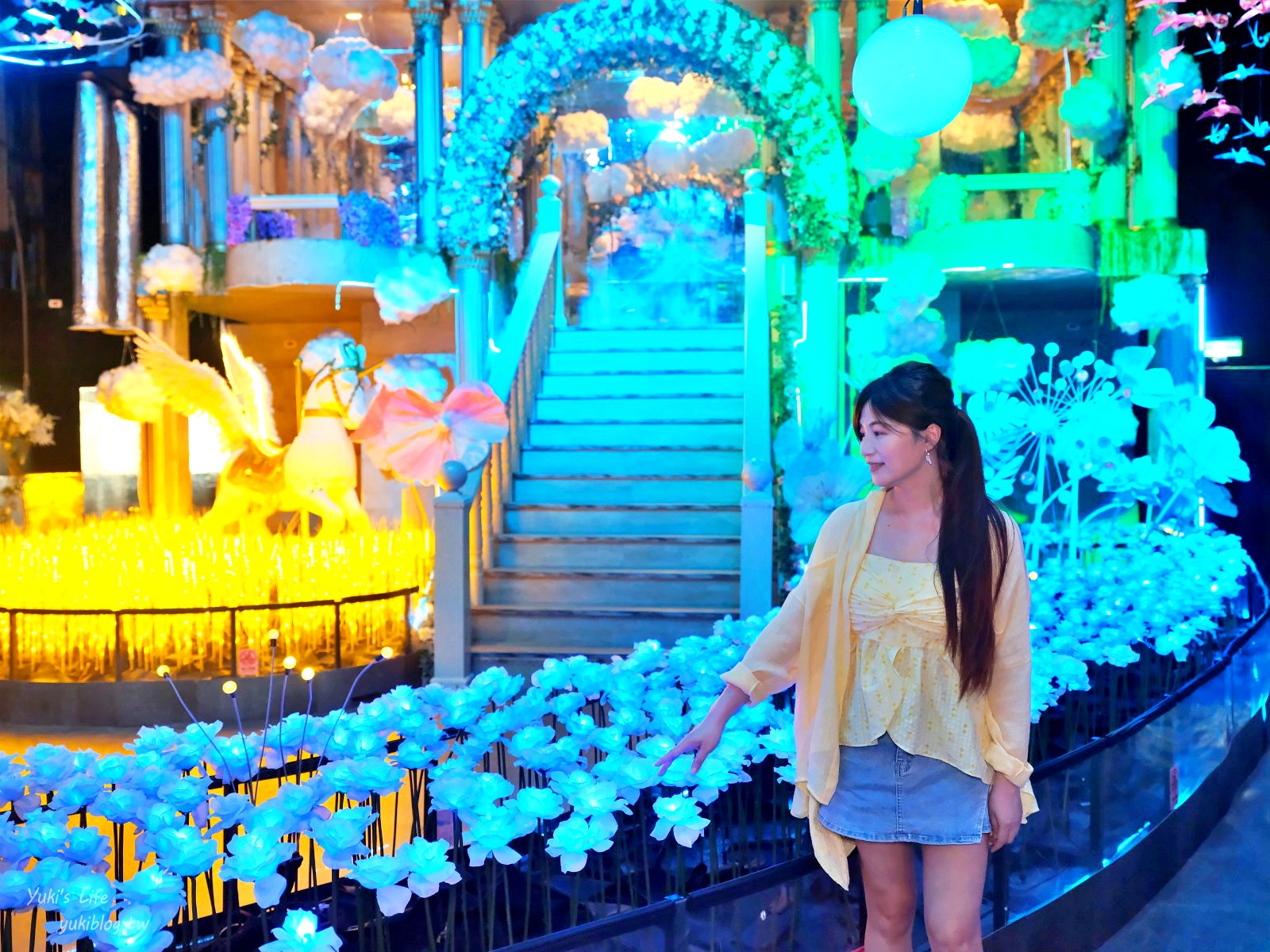 20260302130913_0_4853ce 【台中后里】約客厚禮築夢手創館：驚艷再訪！全新粉紅草皮頑皮豹、女神階梯、翼手龍直升機溜滑梯，進入童話國度！