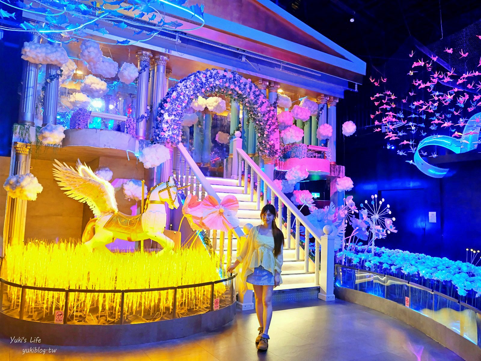 20260302130941_0_aa5bbf 【台中后里】約客厚禮築夢手創館：驚艷再訪！全新粉紅草皮頑皮豹、女神階梯、翼手龍直升機溜滑梯，進入童話國度！