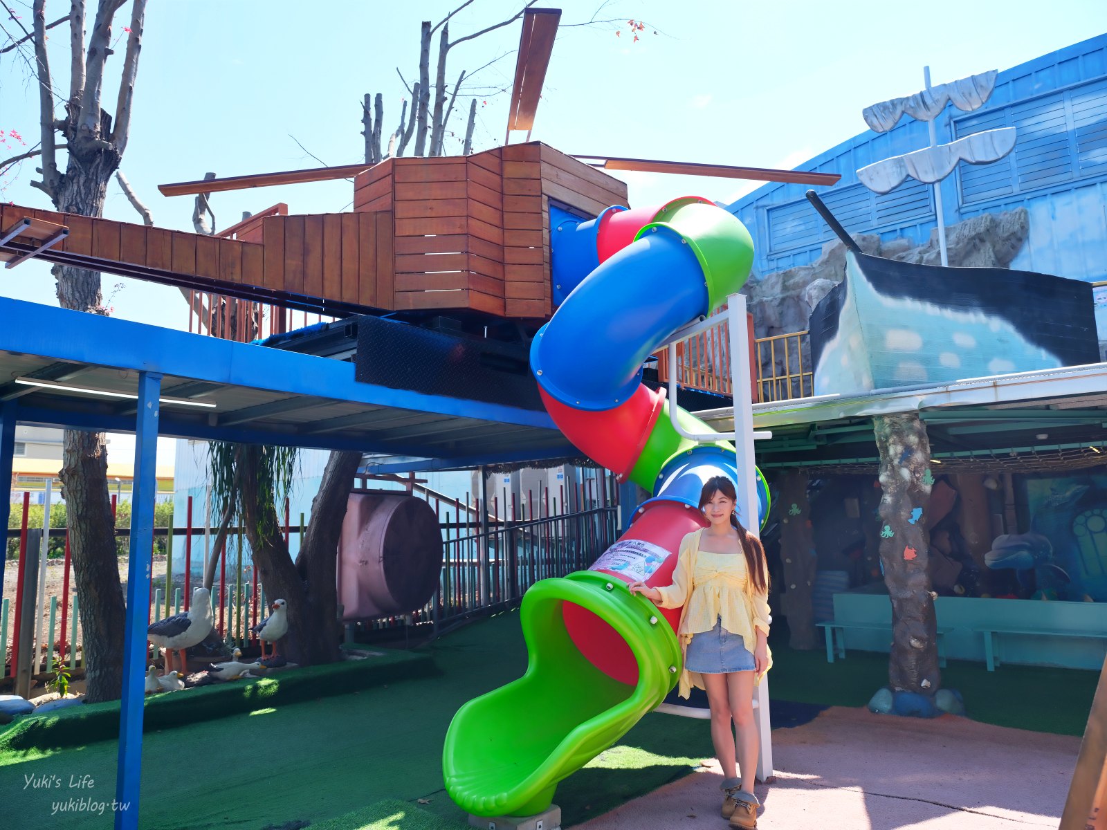 20260302131112_0_023fae 【台中后里】約客厚禮築夢手創館：驚艷再訪！全新粉紅草皮頑皮豹、女神階梯、翼手龍直升機溜滑梯，進入童話國度！