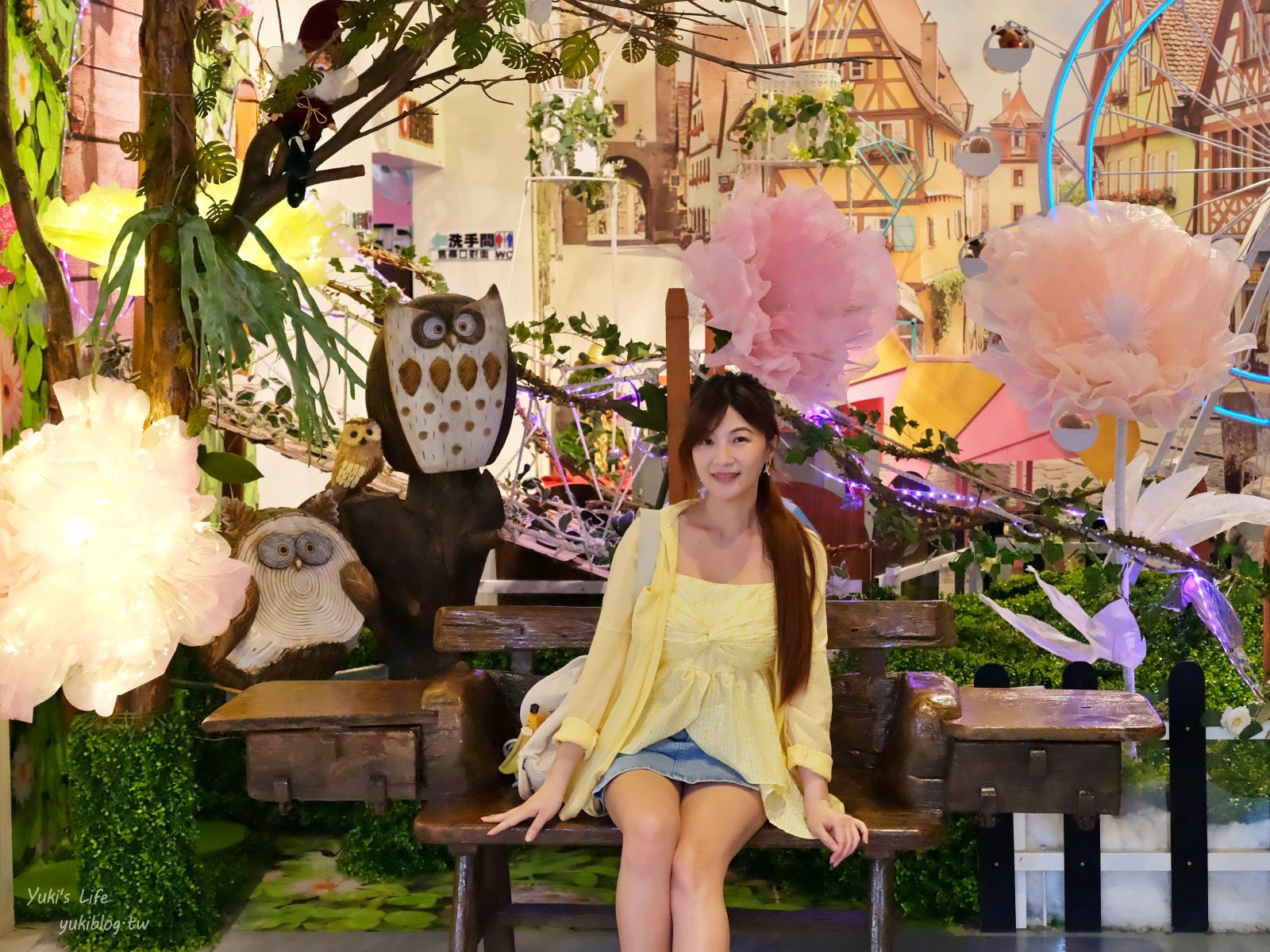 20260302132657_0_9ae14f 【台中后里】約客厚禮築夢手創館：驚艷再訪！全新粉紅草皮頑皮豹、女神階梯、翼手龍直升機溜滑梯，進入童話國度！