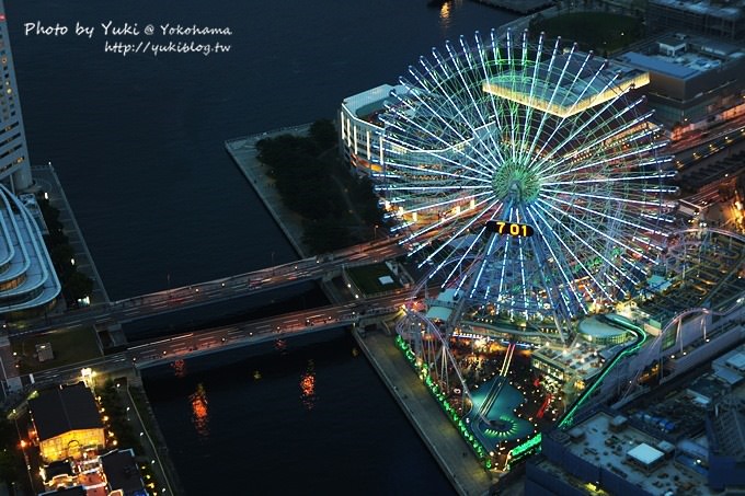 2013日本┃橫濱Yokohama Landmark Tower地標塔❤港未來區夜景 - yuki.tw