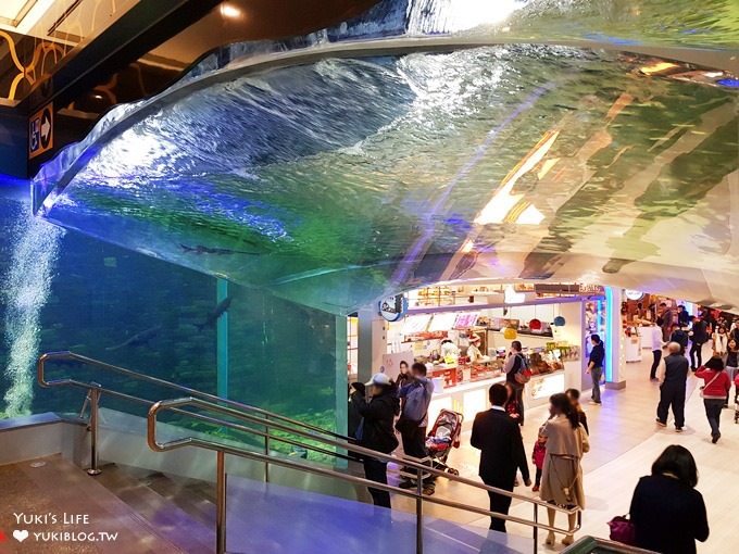 台中免費親子景點【清水休息站幸福天空】海洋主題大型水族箱×幸福鐘×景觀平台約會好去處 - yuki.tw