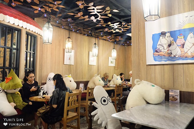 DSCF5559 曼谷親子自由行【嚕嚕米主題餐廳Moomin Cafe】玩偶輪流坐檯的可愛餐廳(暹羅站Siam Center百貨)