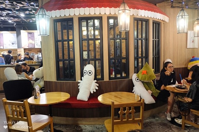 DSCF5593 曼谷親子自由行【嚕嚕米主題餐廳Moomin Cafe】玩偶輪流坐檯的可愛餐廳(暹羅站Siam Center百貨)