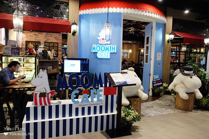 DSCF5640 曼谷親子自由行【嚕嚕米主題餐廳Moomin Cafe】玩偶輪流坐檯的可愛餐廳(暹羅站Siam Center百貨)