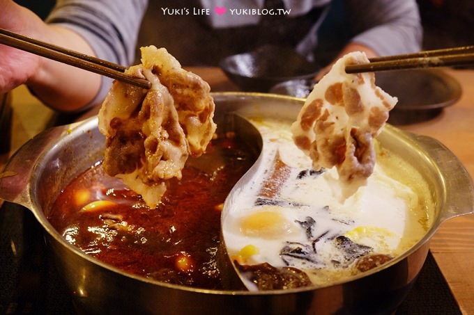 台北林口【夏部壽喜鍋】懷舊風鴛鴦麻辣火鍋、牛奶鍋肉品野菜吃到飽、推薦鴨油飯@昕境廣場美食 - yuki.tw