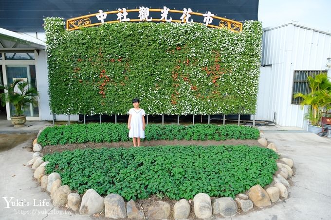 台中景點【中社觀光花市】歐式花海庭園全年可賞花×台中親子烤肉好去處！ - yuki.tw