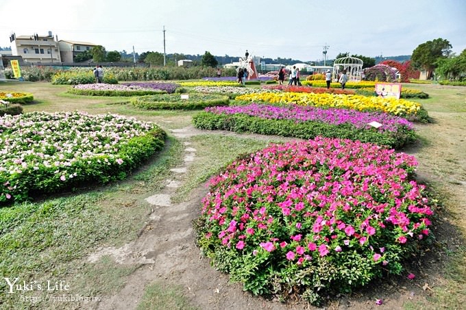 台中景點【中社觀光花市】歐式花海庭園全年可賞花×台中親子烤肉好去處！ - yuki.tw